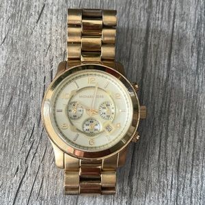 Michael kors gold tone watch